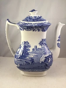 Italienische Kaffeekanne Spode Blue - Bild 1 von 9