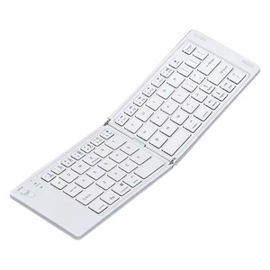 Folding Bluetooth Keyboard Two-Fold Portable Bluetooth Keyboard9489 - Foto 1 di 10