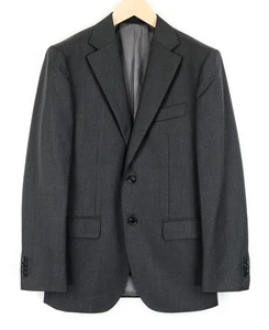 SUITSUPPLY Napoli Men`S Blazer UK38R Wool Super Striped Grey Suit Jacket - Picture 1 of 7