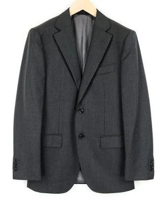 SUITSUPPLY Napoli Men`S Blazer UK38R Wool Super Striped Grey Suit Jacket - Image 1 of 4