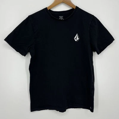Volcom T-Shirt Men's Size M Black Modern Fit Stone Logo Short Sleeve - Image 1 of 4