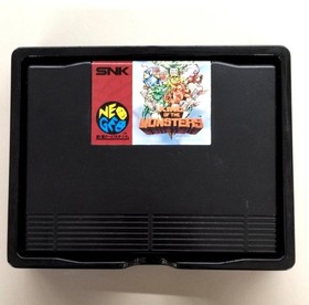 SNK KING OF THE MONSTERS 55MEGA Neo Geo AES Action Game Tested w/Box Used