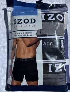 Izod Originals Herren 3er Pack Boxershorts mit Stützbeutel - Large - NEU - Bild 1 von 6