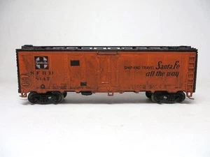 HO Athearn Custom Weathered Upgraded Pro-Built Santa Fe "CHIEF" Reefer Low Ship - Picture 1 of 5