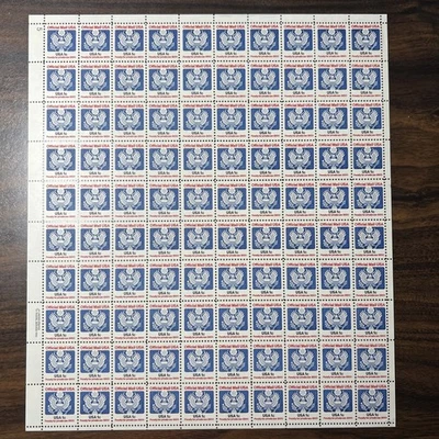 Scott O127 1983 1c Official Mail Issue Sheet of 100 Mint F-VF NH Cat $11 - Image 1 of 2