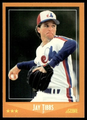 1988 Score Jay Tibbs Montreal Expos #608 - Image 1 of 2
