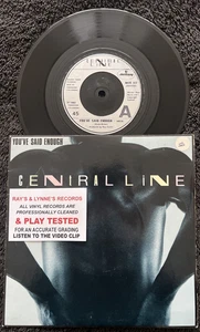 Central Line – You've Said Enough 7'' Vinyl 1982 CLEANED/TESTED EX+/EX VIDEO - Picture 1 of 6
