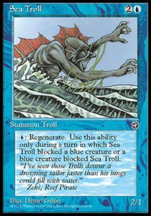 Sea Troll - Medium Play MTG Homelands - Image 1 of 1