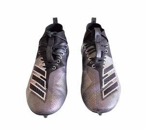 Adidas Men's Adizero Grey-Black Athletic Sneaker Shoes Cleats Size 12 - Picture 1 of 7