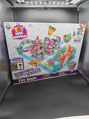 玩具迷你品牌玩具店玩具套装带 5 个神秘迷你 Zuru 全新 — 第 1/4 张图片