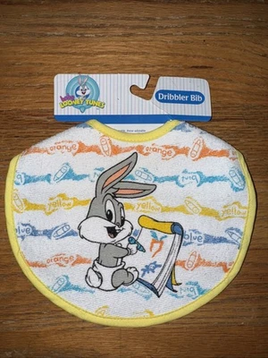De colección Looney Tunes Baby Bugs Bunny 1999 Dribbler Drooler Artista Crayones Cutie Foto 1 de 4