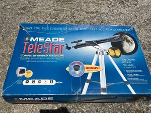 Meade Telestar NGC-60 60MM Computer Guided Telescope W/Tripod and Box - Picture 1 of 2