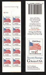 1994 Old Glory G Rate (32c) BK223 (Sc 2885a) K1111 CV $19 - Picture 1 of 1