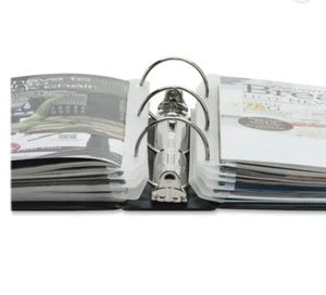 3 Sets of 12 Baumgartens Magazine Holders/Protectors for 3-Ring Binders - Picture 1 of 6