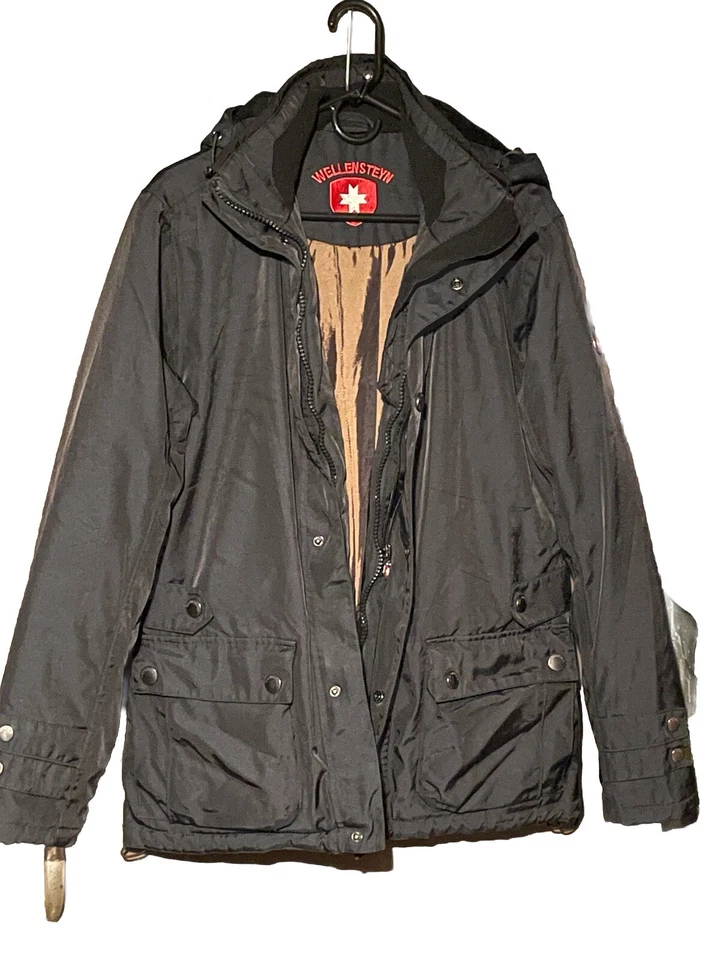 Chaqueta para hombre WELLENSTEYN FEUERLAND talla M negra con capucha cremallera completa aislante s13105 Foto 1 de 4