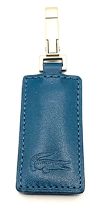 LACOSTE KEYRING KEY FOB Vintage L30 Club Collection Slg 2 Oxyde Blue NEW - Picture 1 of 3