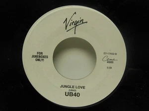 JUKEBOX COPY! UB40: Can't Help Falling In Love / Jungle Love, 45 RPM EX w/ JBT - Picture 1 of 2