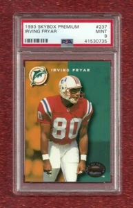 1993 SKYBOX PREMIUM #237 IRVING FRYAR PSA 9 MINT POP 1 MIAMI DOLPHINS, PATRIOTS - Picture 1 of 1