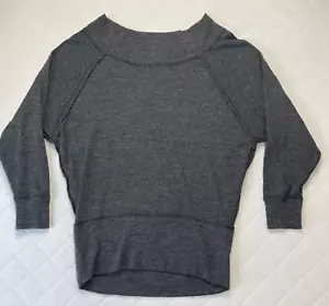 We The Free Maglione Donna XS Palisades Top Fuori Spalla Grigio - Foto 1 di 9
