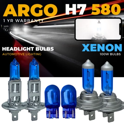 For Vauxhall Corsa D Headlight DRL 100w 2011-15 Xenon White Led Side Light Bulbs - Image 1 of 4