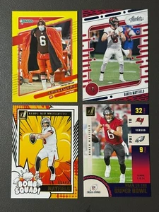 Lot of 4 Baker Mayfield - Yellow / Bomb Squad / Blue Absolute / Super Bowl - Picture 1 of 2
