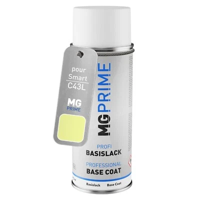 MG PRIME Peinture voiture Bombe aérosol pour Smart C43L EA9 Stream Green de base de 400ml