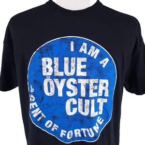 NEW Blue Oyster Cult Agent of Fortune Black T-Shirt Men's XL Heavy Metal BOC - Picture 1 of 6