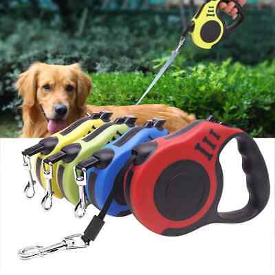 Durable Dog Leash Retractable Nylon Lead Extending Puppy Walking Running Leads • 4.46£