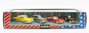 Solido L'Age Golden 4 Vehicles American Ford, Cadillac Metal 1:43 - Picture 1 of 7