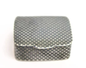 Antique niello solid silver snuff box continental - Picture 1 of 11