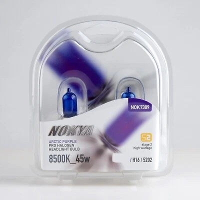 Nokya 8500k Azul Hielo P​S24W 5202 H16 Nok7389 45W Dos Bombillas Luz Antiniebla Repuesto Foto 1 de 4