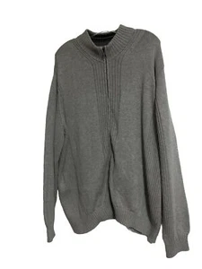 Herren Haggar Pullover XL Full Zipper EST 1926 grau - Bild 1 von 10
