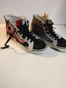 Vans Sk8-Hi Reissue CAP scarpe uomo/donna nere rosa - taglia M 5/W 6 1/2 - Foto 1 di 8