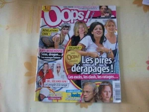 OOPS N°22 2 JANVIER 2009 AMY WINEHOUSE KATY PERRY JANET JACKSON TOM CRUISE A6 - Imagen 1 de 1