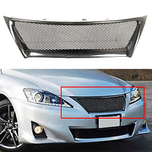 Real Carbon Fiber Front Bumper Grill Grille for Lexus IS250 IS350 2011 2012 2013
