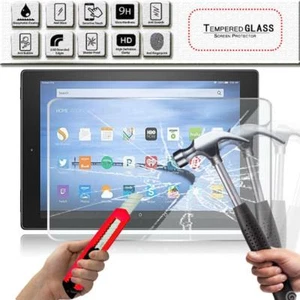 Para Amazon Fire HD 10 7th Generation 2017 Tablet Protector de pantalla de vidrio templado - Imagen 1 de 2