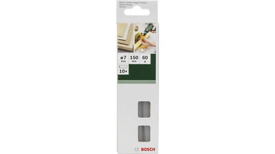 Bosch Heißklebesticks 10 Stück 2609256A04 7 x 150 mm á 60g transparent NEU + OVP - Bild 1 von 2