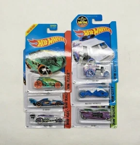 Set Of Six 2015 Carded Hot Wheels Die Cast Cars Max Steel Vandetta Cool One GT - Picture 1 of 10