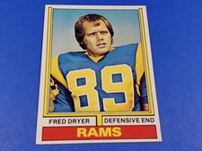 1974 TOPPS FOOTBALL #471 FRED DRYER HIGH GRADE MINT BEAUTIFUL SHARP CARD