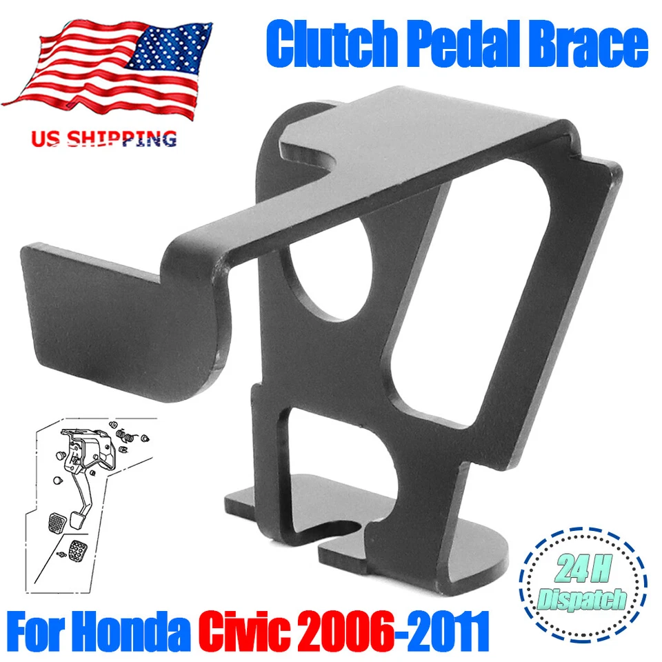 Soporte de pedal de embrague manual para Honda Civic Si DX LX 2006-2011 2007 2008 2009 2010 Foto 1 de 4