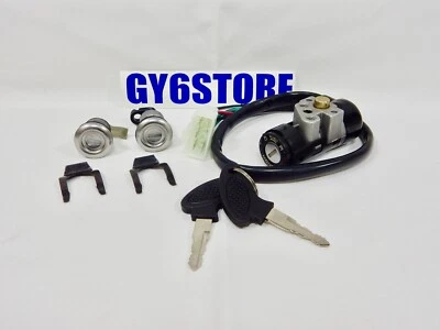 Juego de encendido interruptor de llave KS20 5 cables Honda DIO 50 SE50 SK50 SA50 Elite Scooter Foto 1 de 4