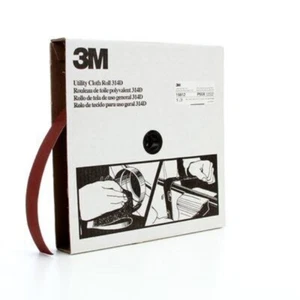 1 Roll 3M 341D 2"x50yd P100 Grit X-Wt Utility Cloth Roll - Picture 1 of 1