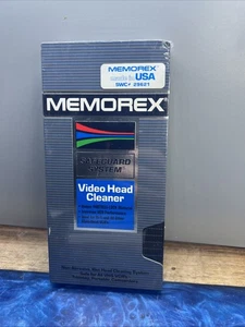 Memorex VHS-Kopfreiniger Videokopfreinigung SICHERUNGSSYSTEM ~ VERSIEGELT - Bild 1 von 5