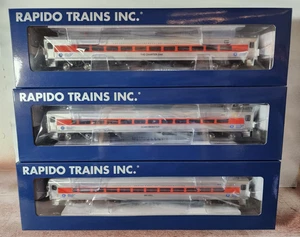 RAPIDO 128528 HO CDOT As Delivered Comet 2 Commuter Coaches 1 Cab Car 3 Pack - Picture 1 of 12