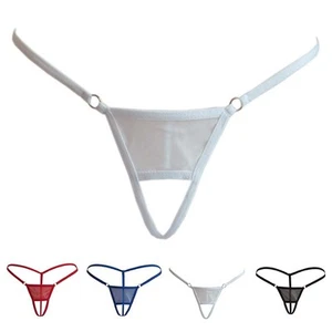 String homme mode taille basse sexy sans entrejambe sous vêtement string creux - Picture 1 of 14