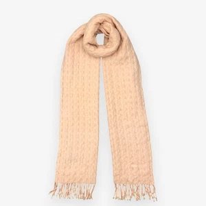 Vintage Nina Ricci Scarf Muffler Wool Cashmere Fringe Winter Christmas Scarves - Picture 1 of 5