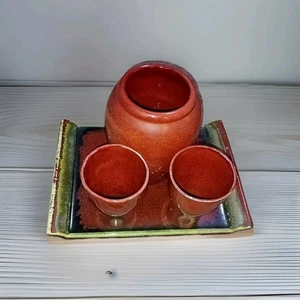 Deep RED Vase DK Clay North Carolina Cups w/ Vase/Pot & FREE Tray!!! - Picture 1 of 6