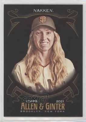 2021 Topps Allen & Ginter's X Alyssa Nakken #285 Rookie RC - Image 1 of 2