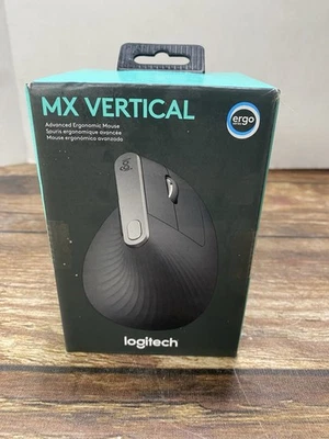 Logitech MX Vertical Advanced Ergonomic Wireless Mouse #910-005447 Brand NEW - Image 1 of 3