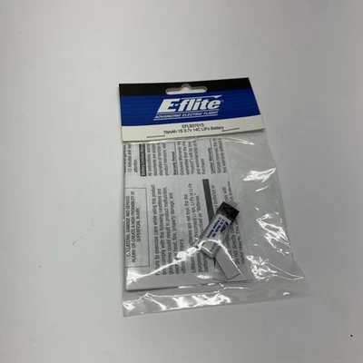 E-flite 1S LiPo Battery 14C (3.7V/70mAh) EFLB0701S - Image 1 of 2
